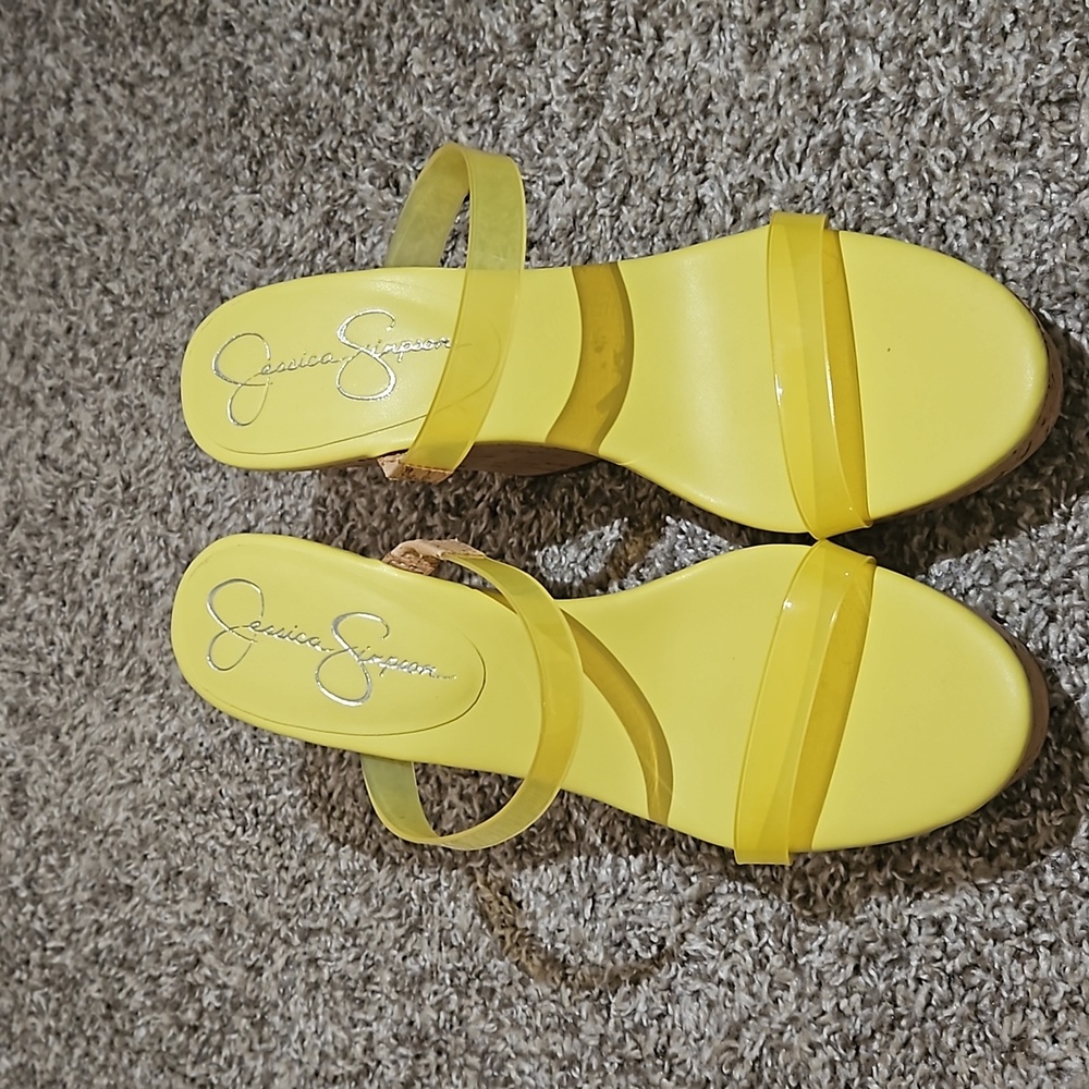 Jessica simpson opened toed high sandals